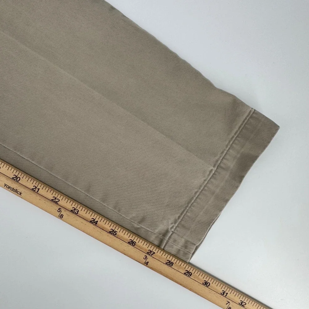 Polo Ralph Lauren Classic Fit Tan Khaki Chino Pants Mens 36x30 Cotton Straight